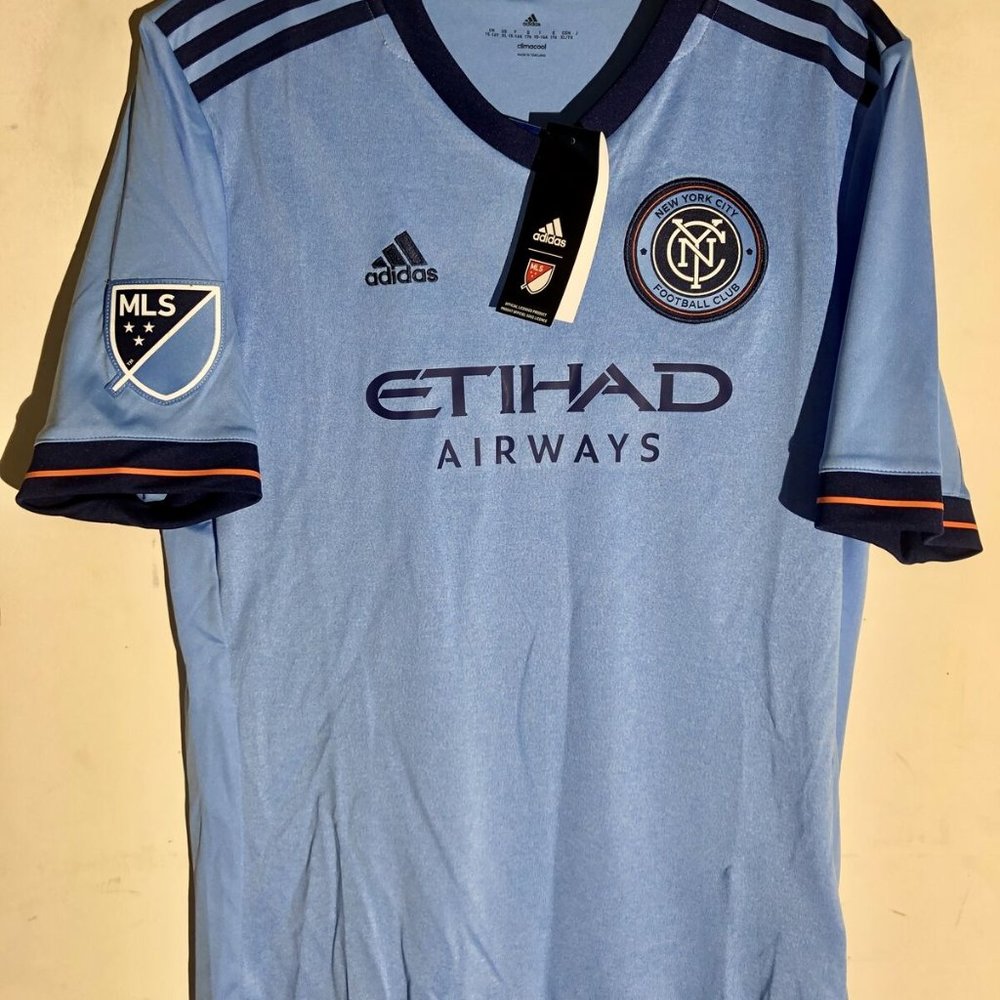 Adidas MLS New York City FC NYCFC Youth JERSEY. Size XS, S,M, L, XL New w tags - Picture 5 of 5